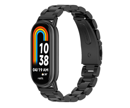 Pasek i akcesoria do zegarków TECH-PROTECT Stainless do Xiaomi Mi Band 8 / 8 NFC / 9 black